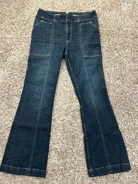 Anthropology Pilcro and the Letterpress High-Rise Trouser Bootcut Jeans Size 32